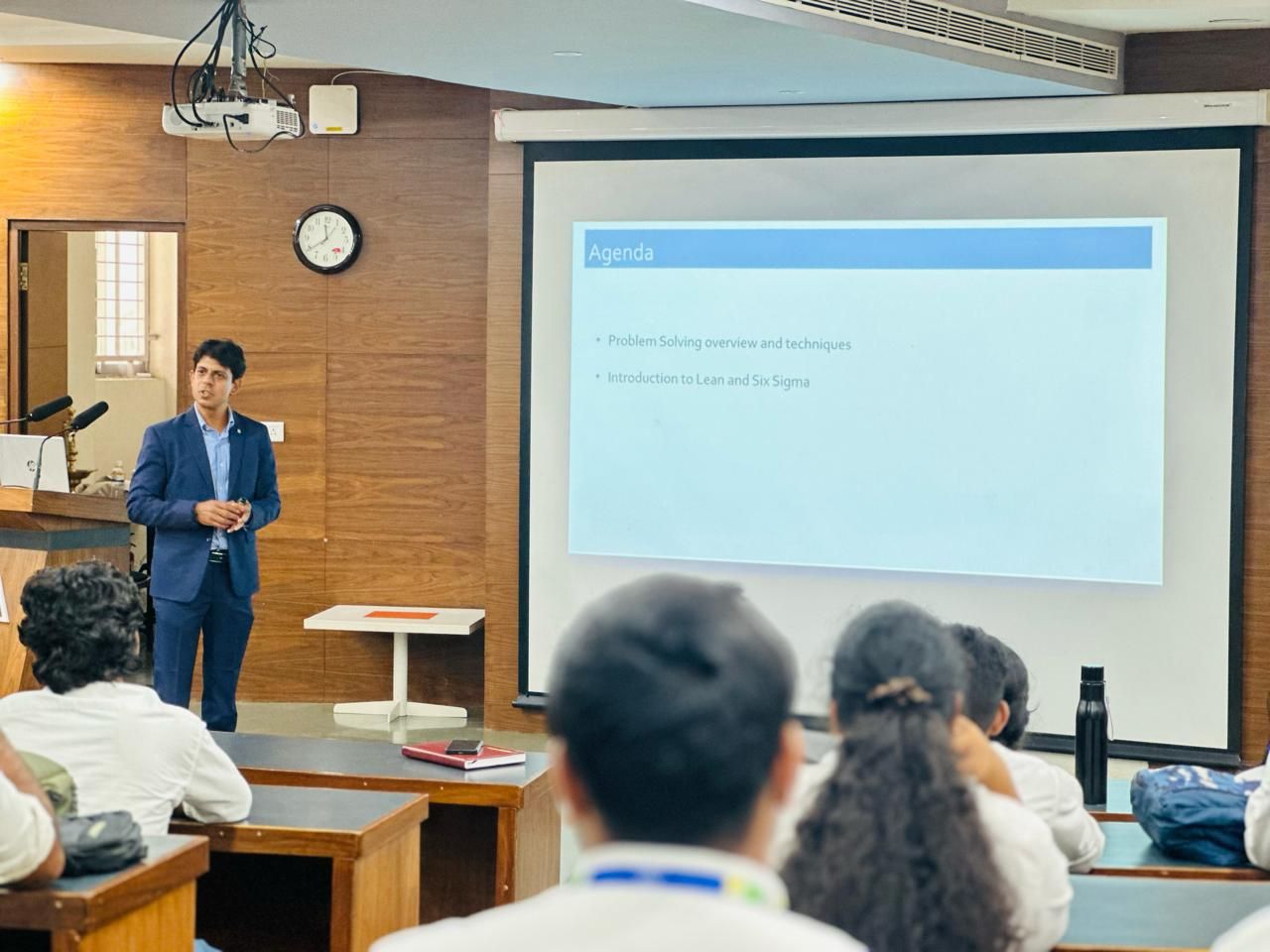 Session on problem solving and Lean Six Sigma